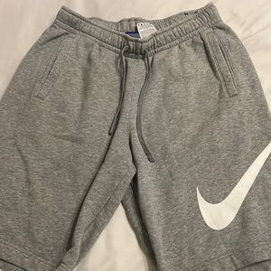 Light Grey Nike Sweatshorts